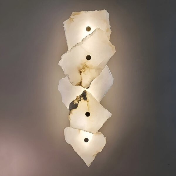 MarbleGleam LED marble wall lamp for elegant lighting - Image 5